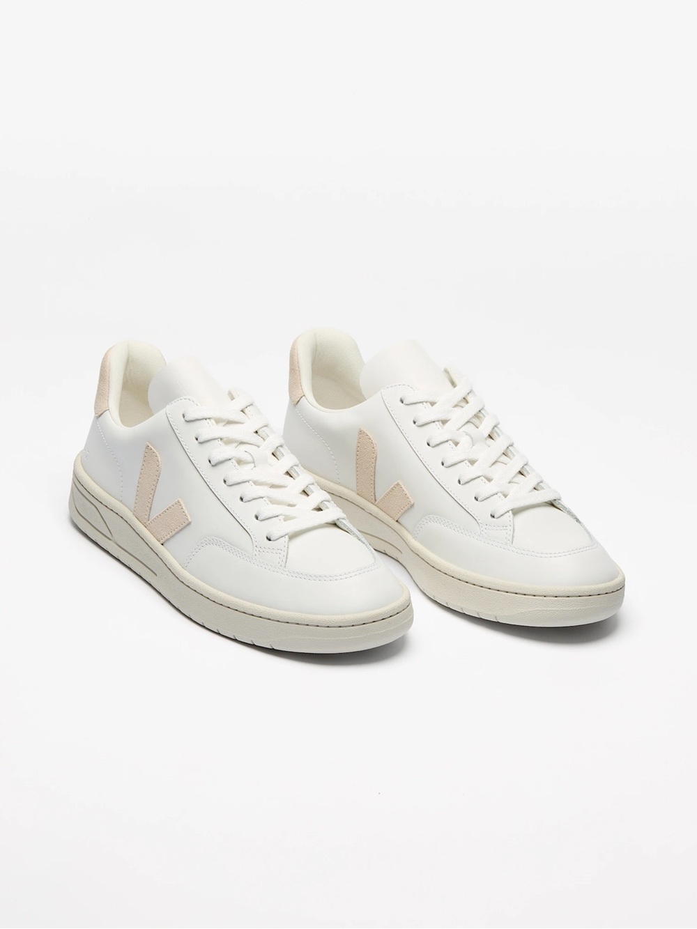 V-12 LEATHER WHITE SABLE SNEAKERS BRAND NEW WITH BOX NEVER WORN